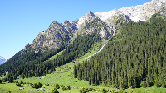 River in Altyn-Arashan valley