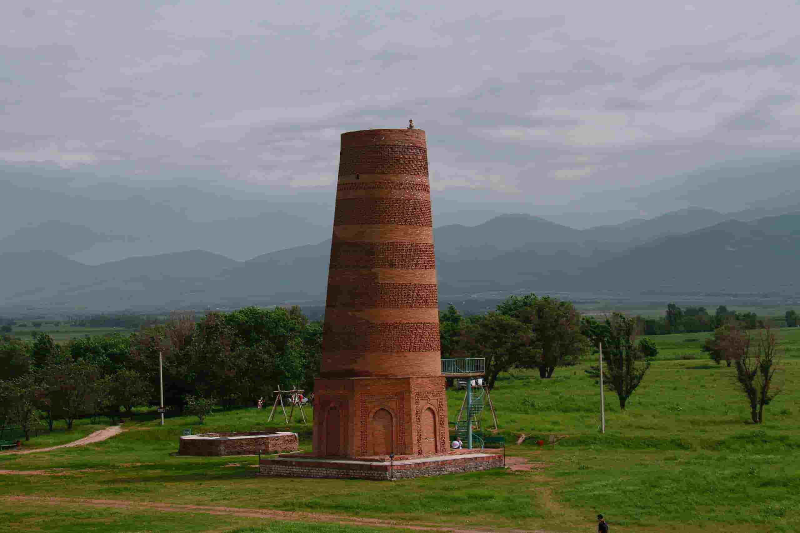 Mountain view near Issyk-Kul in Kyrgyzstan