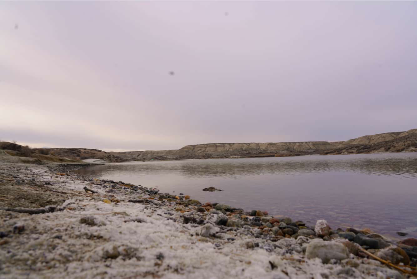  Sandy ridges + lake contrast 