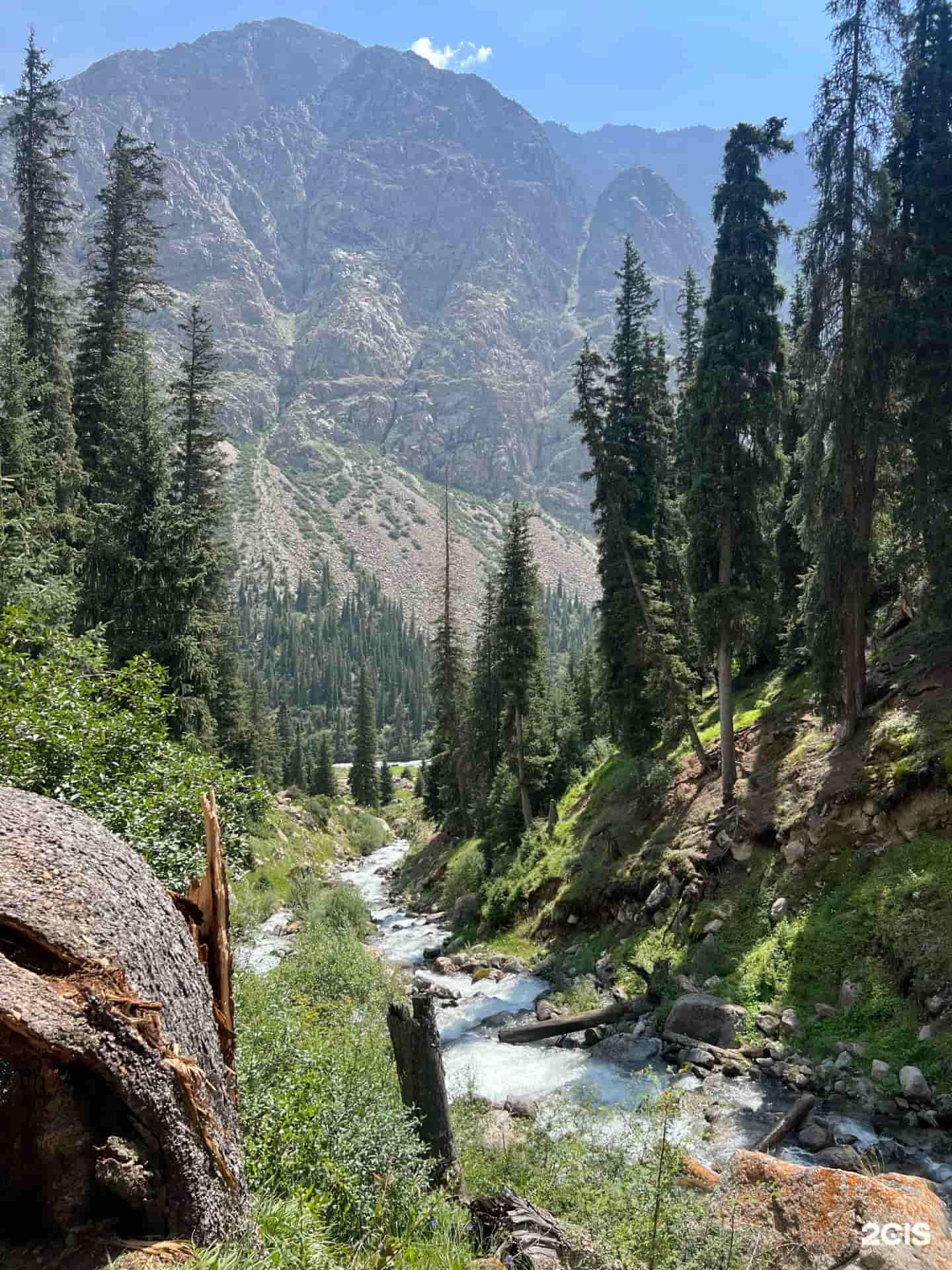 Hiking trail in Kyrgyzstan