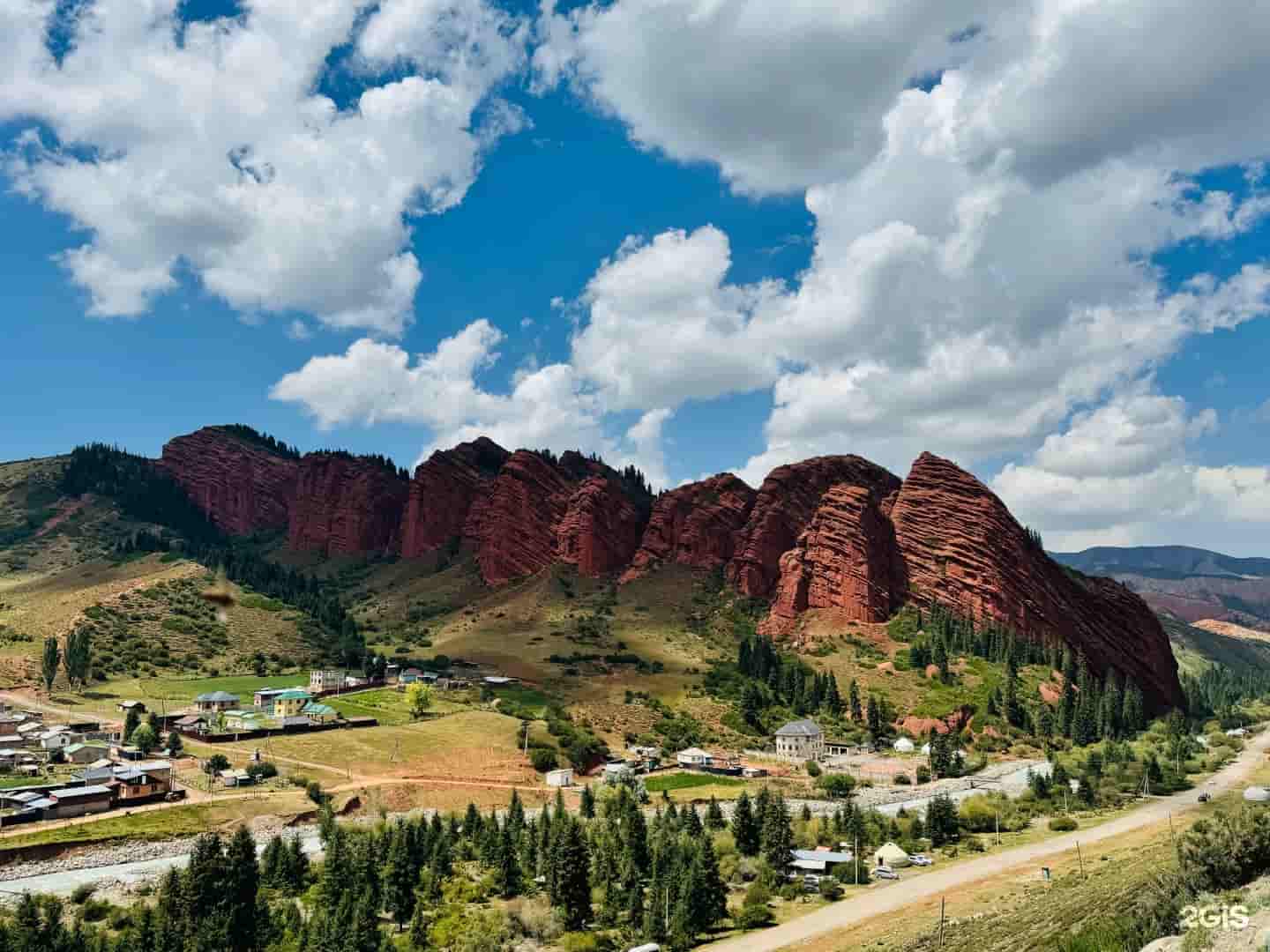 Seven Bulls formation in Jeti-Oguz