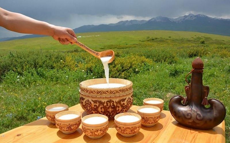 Kumys fermented mare's milk