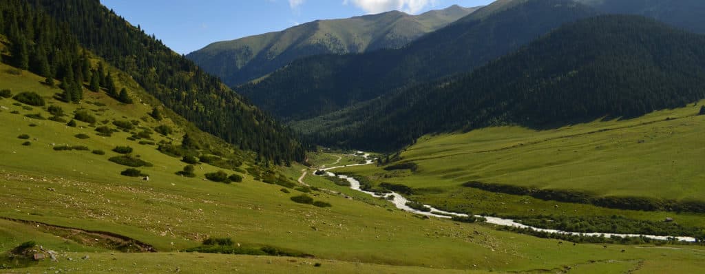 Semenov Gorge near Issyk-Kul