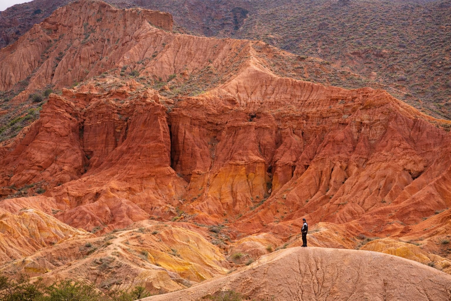 Layer lines in Skazka canyon