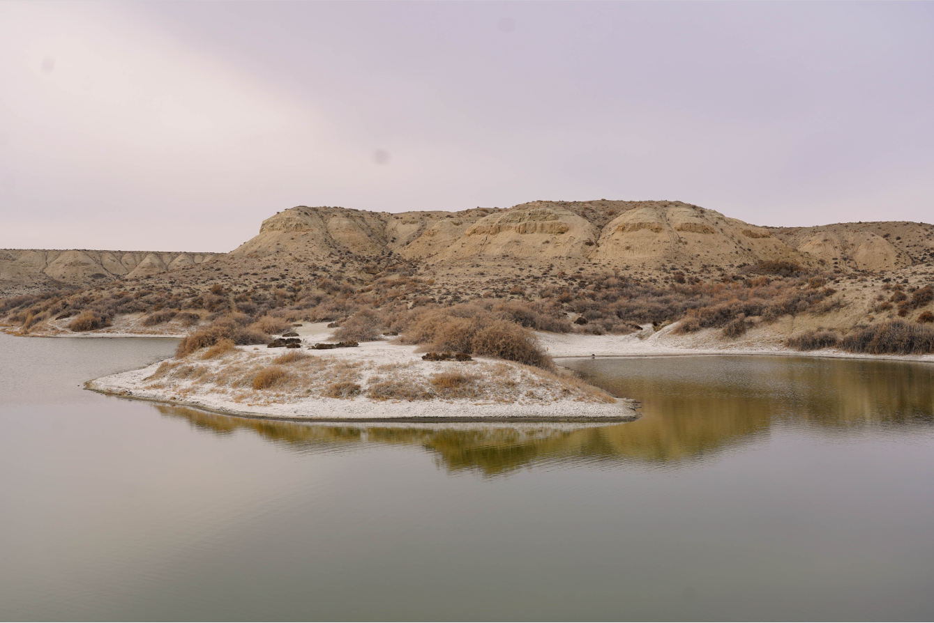 Dead Lake (Salty Lake) near Issyk-Kul